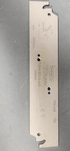 DESCRIPTION: (1) TGFH DOUBLE END NEUTRAL INDEX CUTOFF BLADE BRAND/MODEL: ISCAR 2302506 SIZE: 32mm H 5.21mm W RETAIL$: $202.00 EA QTY: 1