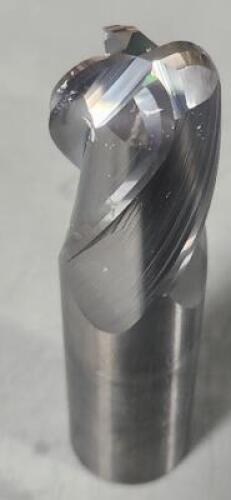 DESCRIPTION: (1) CARBIDE REGRIOUND BALL END MILL BRAND/MODEL: GARR TOOL EMA0120 RETAIL$: $95.69 QTY: 1