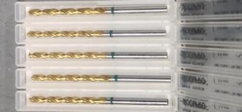 DESCRIPTION: (10) COBALT JOBBER DRILL BITS BRAND/MODEL: ACCUPRO 02374726 SIZE: 3.5mm RETAIL$: 8.55 EA QTY: 10