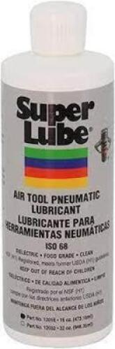 DESCRIPTION: (6) AIR TOOL PNEUMATIC LUBRICANT BRAND/MODEL: SUPER LUBE12016 SIZE: 16 OZ RETAIL$: $14.69 EA QTY: 6