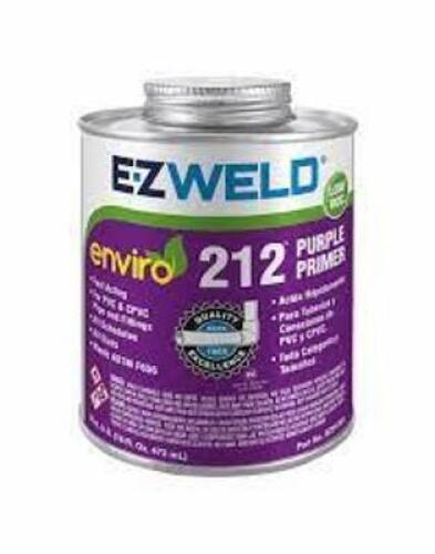 DESCRIPTION: (4) PURPLE PRIMER BRAND/MODEL: EZ WELD 212 SIZE: 16 OZ RETAIL$: $11.49 EA QTY: 4