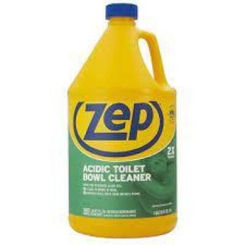DESCRIPTION: (1) ACIDIC TOILET BOWL CLEANER BRAND/MODEL: ZEP SIZE: 1 GALLON RETAIL$: $10.89 EA QTY: 1