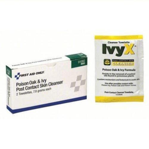 DESCRIPTION: (10) POISON IVY CLEANSERBRAND/MODEL: FIRST AID ONLY #491A55RETAIL$: $4.54 EAQTY: 10