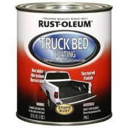 DESCRIPTION: (2) TRUCK BED COATINGBRAND/MODEL: RUST-OLEUM #4YLD1INFORMATION:&nbsp;BLACKRETAIL$: $18.45 EAQTY: 2