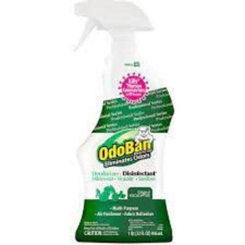 DESCRIPTION: (6) DEODORIZER DISINFECTANTBRAND/MODEL: ODOBANSIZE: 1 QTRETAIL$: $3.28 EAQTY: 6
