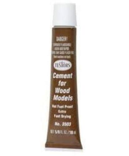 DESCRIPTION: (1) PACK OF (25) CEMENT FOR WOOD MODELSBRAND/MODEL: TESTORS #3503XSIZE: 0.625 FL OZRETAIL$: $8.53 A TUBEQTY: 1
