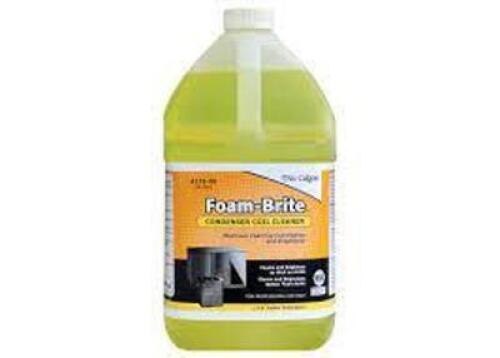 DESCRIPTION: (1) CONDENSER COIL CLEANER BRAND/MODEL: NU-CALGON FOAM BRITE SIZE: 1 GALLON RETAIL$: $30.00 EA QTY: 1