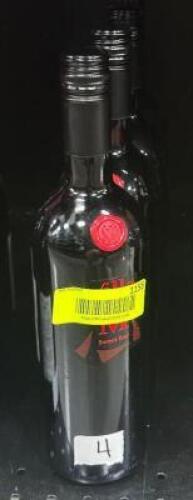 (4) BOTTLES OF VILLA M SWEET RED
