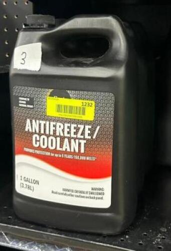 (5) JUGS OF ANTIFREEZE/COOLANT