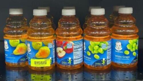 (9) BOTTLES OF ASSORTED JUICE