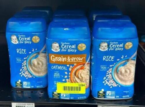(10) CONTAINERS OF ASSORTED BABY FOOD
