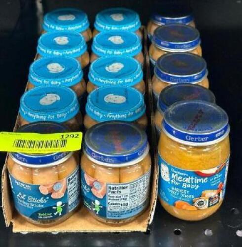 (15) JARS OF ASSORTE BABY FOOD