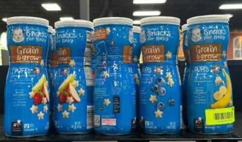 (11) CONTAINERS OF PUFFS SNACKS