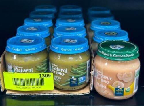 (15) JARS OF ASSORTED BABY FOOD