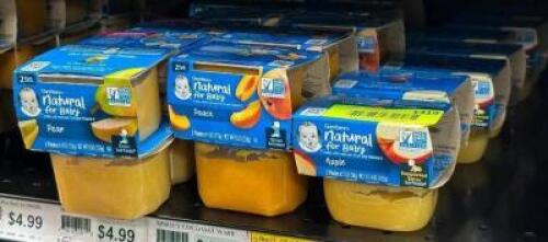 (19) PACKS OF ASSORTED BABY FOOD