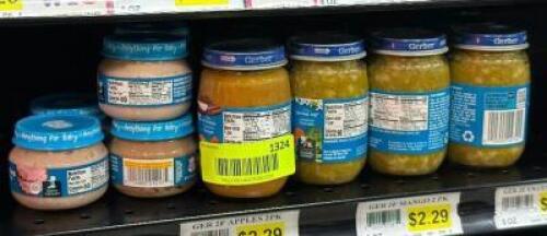 (18) JARS OF ASSORTED BABY FOOD