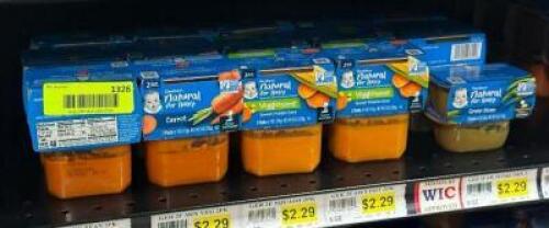 (15) ASSORTED PACKS OF BABY FOOD