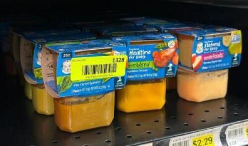 (18) ASSORTED PACKS OF BABY FOOD