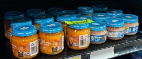 (18) JARS OF ASSORTED BABY FOOD
