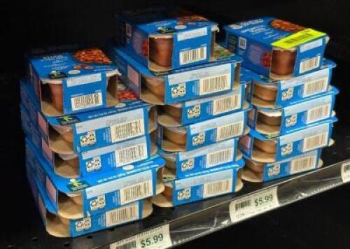(16) PACKS OF ASSORTED BABY FOOD