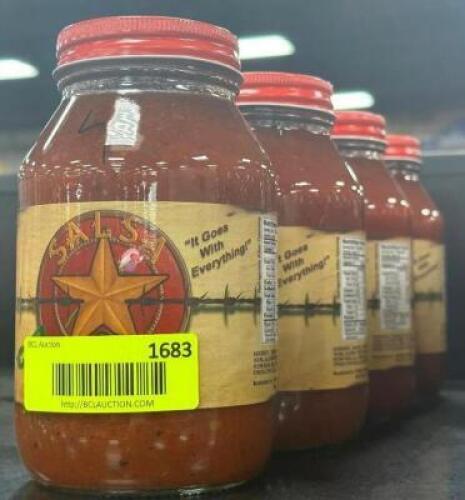 (4) JARS OF SALSA