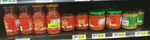(24) JARS OF ASSORTED SALSA