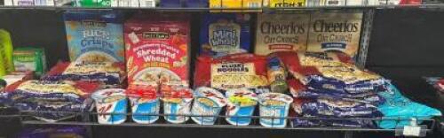 ASSORTED FOOD STUFFS AS SHOWN