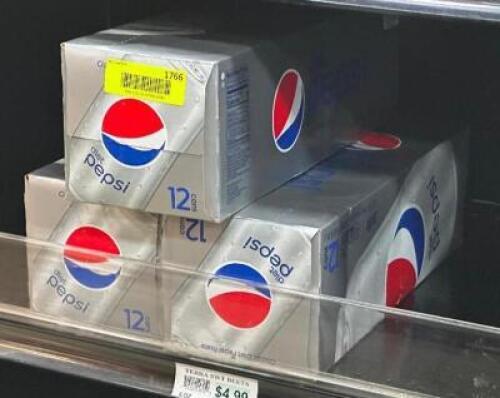 (3) 12CT CASES OF DIET PEPSI