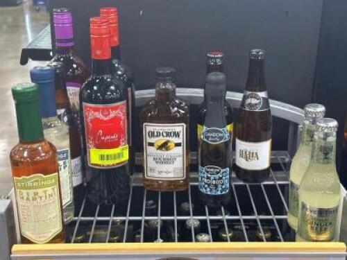 (13) BOTTLES OF ASSORTED ALCOHOL AS SHOWN