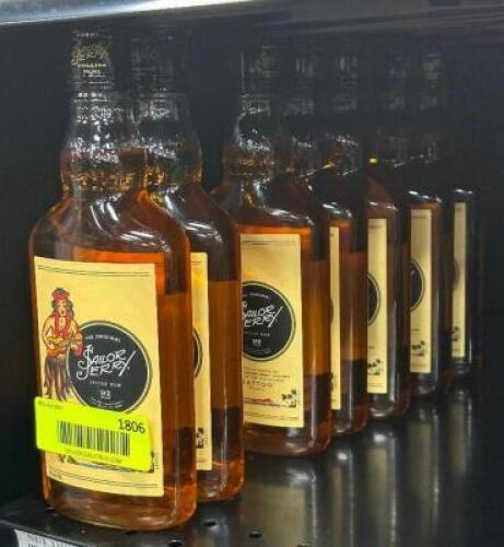 (7) BOTTLES OF SAILOR JERRY