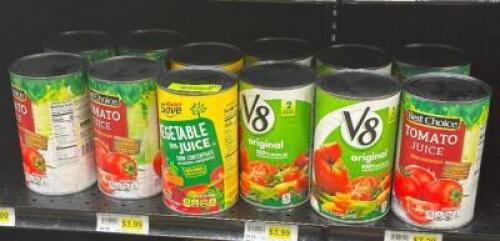 (12) CANS OF ASSORTED TOMATO PRODUCT