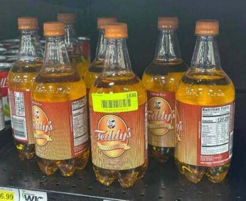 (7) BOTTLES OF TEDDY'S CREAM SODA