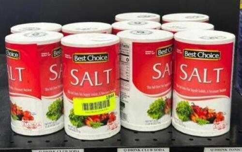 (10) CONTAINERS OF SALT