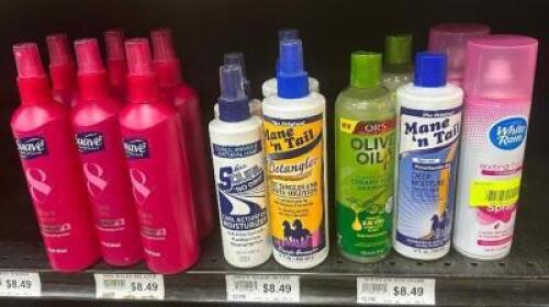 (15) BOTTLES OF ASSORTED HAIR PRODUCT