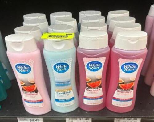 (16) BOTTLES OF SHAMPOO/CONDITIONER