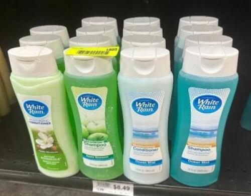 (15) BOTTLES OF SHAMPOO/CONDITIONER