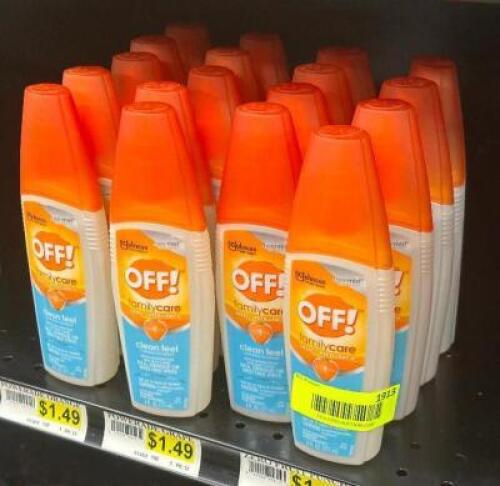 (18) BOTTLES OF BUG SPRAY
