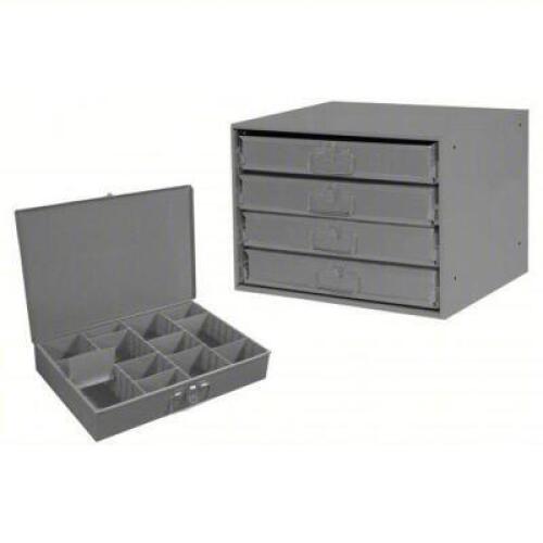 DESCRIPTION: (1) SLIDING DRAWER CABINET BRAND/MODEL: DURHAM/5W885 INFORMATION: 4 DRAWERS, LOCATED AT SHAPIRO METAL SUPPLY SIZE: 20" X 15 3/4" X 15" RE