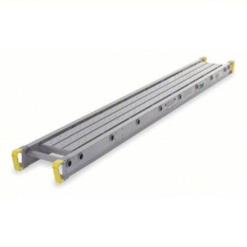 DESCRIPTION: (1) 2-PERSON SCAFFOLDING STAGE BRAND/MODEL: WERNER/2720 INFORMATION: ALUMINUM, 500LB LOAD CAPACITY, LOCATED AT SHAPIRO METAL SUPPLY SIZE: