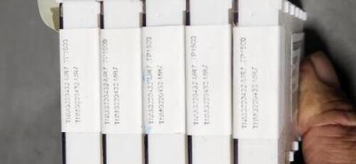 DESCRIPTION: (50) SOLID CARBIDE MILLING INSERTS BRAND/MODEL: SECO TNMG220432-MR7 .TP1500 SIZE: $ 26.72 PER INSERT QTY: 50
