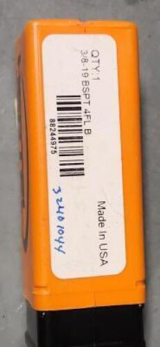 DESCRIPTION: (1) HSS BOTTOMING CHAMFER BRITISH STANDARD PIPE TAP BRAND/MODEL: HERTEL 88244974 SIZE: 3/8-19 RETAIL$: $106.71 QTY: 1