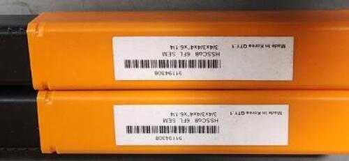 DESCRIPTION: (2) COBALT BALL END MILL BRAND/MODEL: HERTEL 91194308 SIZE: 3/4" D 4" LOC RETAIL$: $115.71 QTY: 2