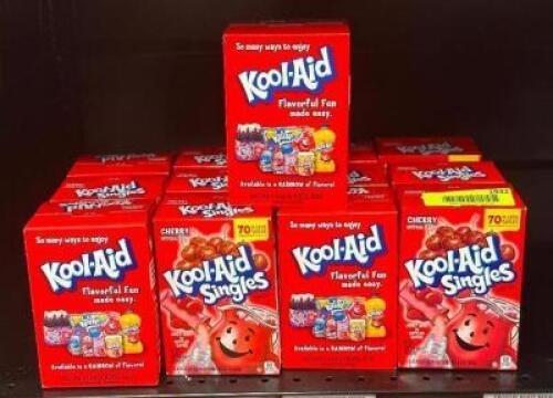 DESCRIPTION: (13) BOXES OF KOOL-AID QTY: 13