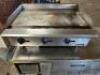 CENTAUR 36" THREE BURNER FLAT GRILL.