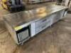 DELFIELD 108" FOUR DRAWER REFRIGERATED CHEF BASE.