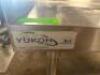 36" X 30" LOW BOY STAINLESS EQUIPMENT STAND W/ 2" SIDE AND BACK SPLASH - 2