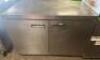 DELFIELD 48" TWO DOOR WORK TOP COOLER.