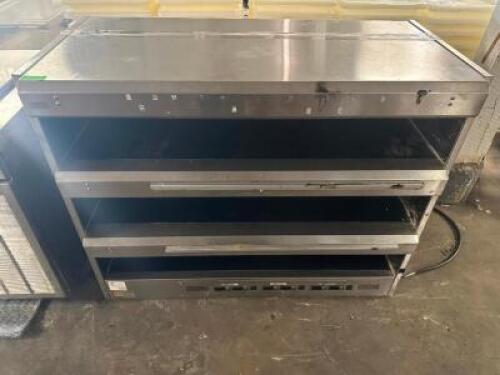 MARSHALL AIR SYSTEMS MODEL CR1 THREE TIER THERMOGLO HEATED WARMER