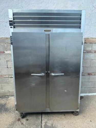 TRAULSEN TWO DOOR REACH IN FREEZER.