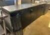 PERLICK 108" FOUR DOOR DRAFT BEER BOX WITH TOWER AND LINES. - 2